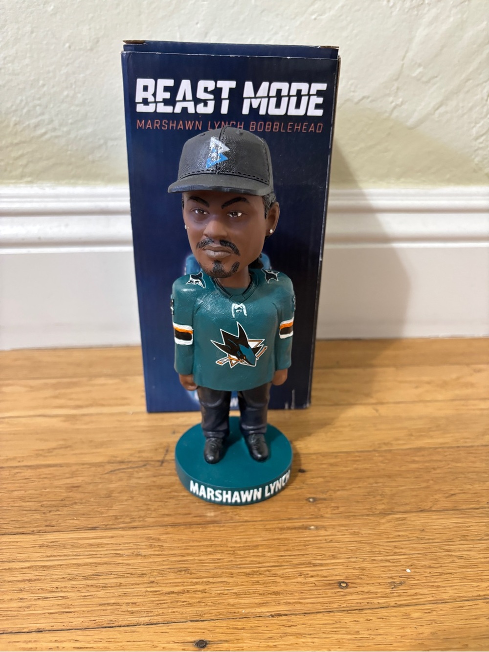 Marshawn Lynch #24 San Jose Sharks Beast Mode Raiders Bobblehead